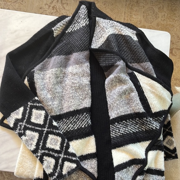 Vince Graphic Texture Wool Cardigan - Picture 5 of 5